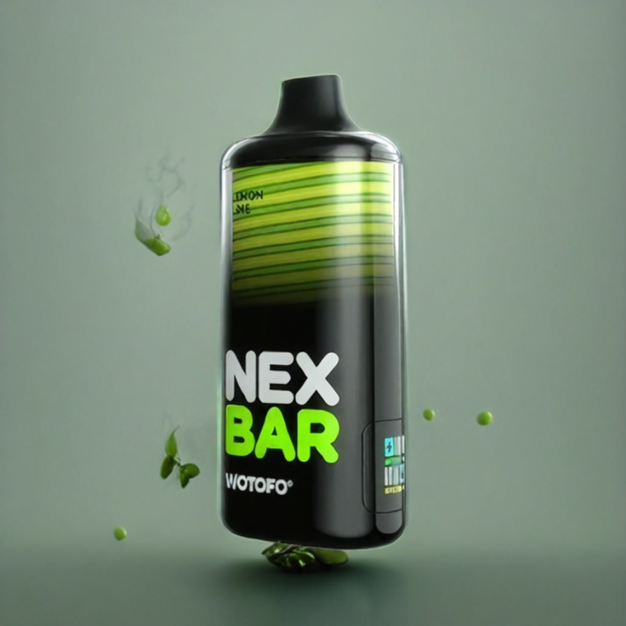 Wotofo nexBar 18000 Puffs Engångs Vape Citron Lime med Dual nexMESH, 21ml svensk grossist