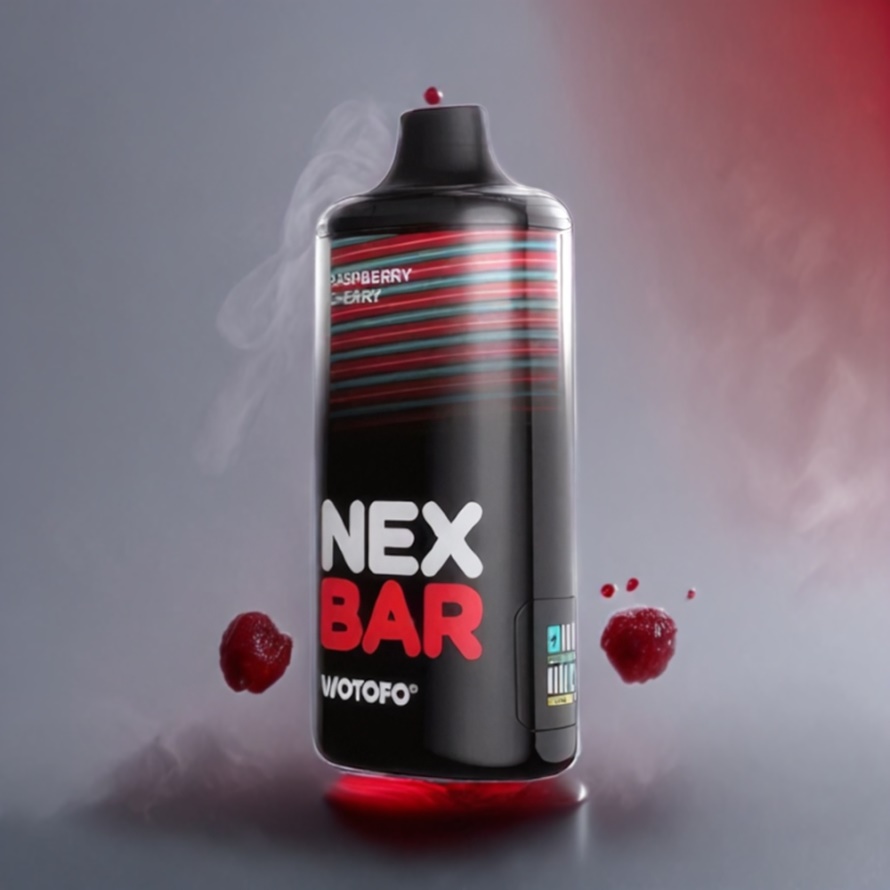 Wotofo nexBar 18000 Puffs Svensk Grossist Disposable Vape Hallon Körsbär med 21ml E-Liquid och Type-C Laddning