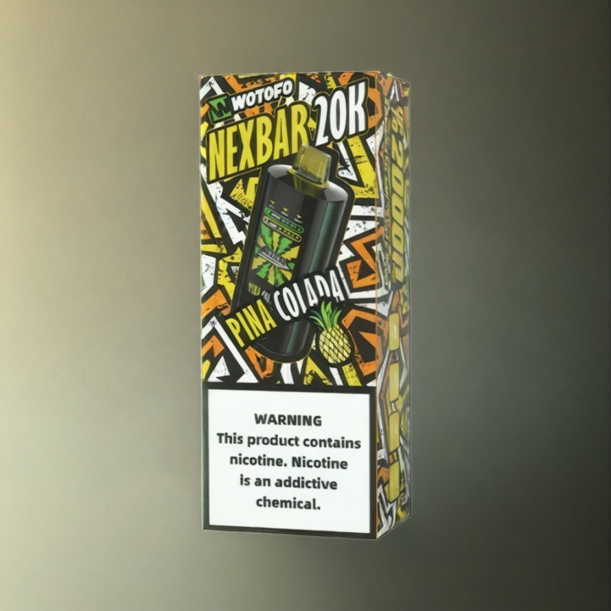 Wotofo nexBar 20000 Puffs Disposable Vape Pina Colada med Dual nexMESH, Type C & svensk grossist