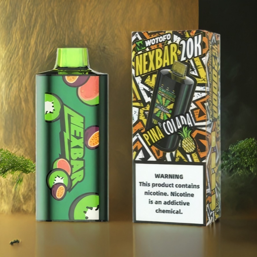 Wotofo nexBar 20000 Puffs Disposable Vape Pina Colada med Dual nexMESH, Type C & svensk grossist