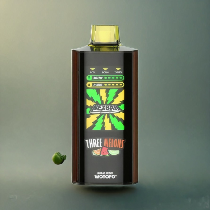 Wotofo nexBar 20000 Puffs Disposable Vape Tre Meloner med 24ml E-vätska & 1000mAh Battery – Svensk Grossist