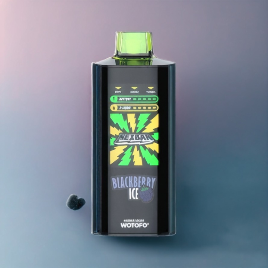 Wotofo nexBar 20000 Puffs Engångsvape Björnbärsglass med Dual nexMESH och Type C - Svensk Grossist