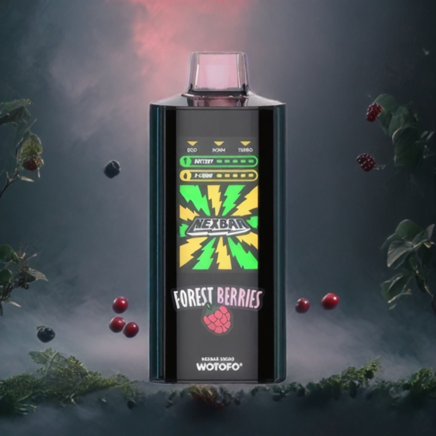 Wotofo nexBar 20000 Puffs Engångsvape Skogsbär med Dual nexMESH & Type C – svensk grossist