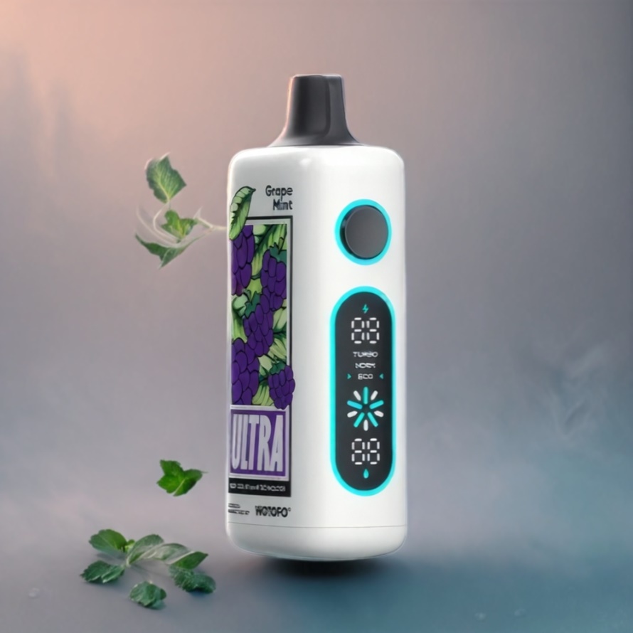 Wotofo Ultra 20000 DTL Engångs Vape Druva Mynta 22ml svensk grossist