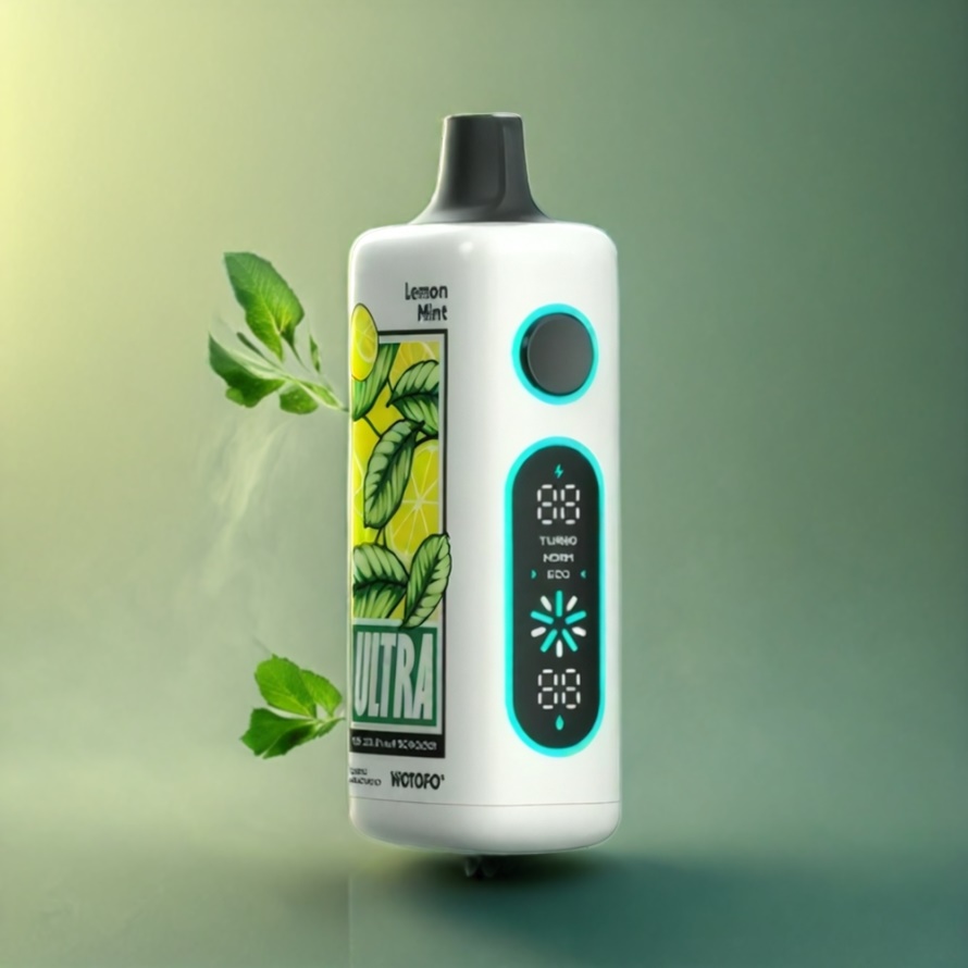 Wotofo Ultra 20000 DTL Engångsvape Citronmynta 22ml 1000mAh svensk grossist